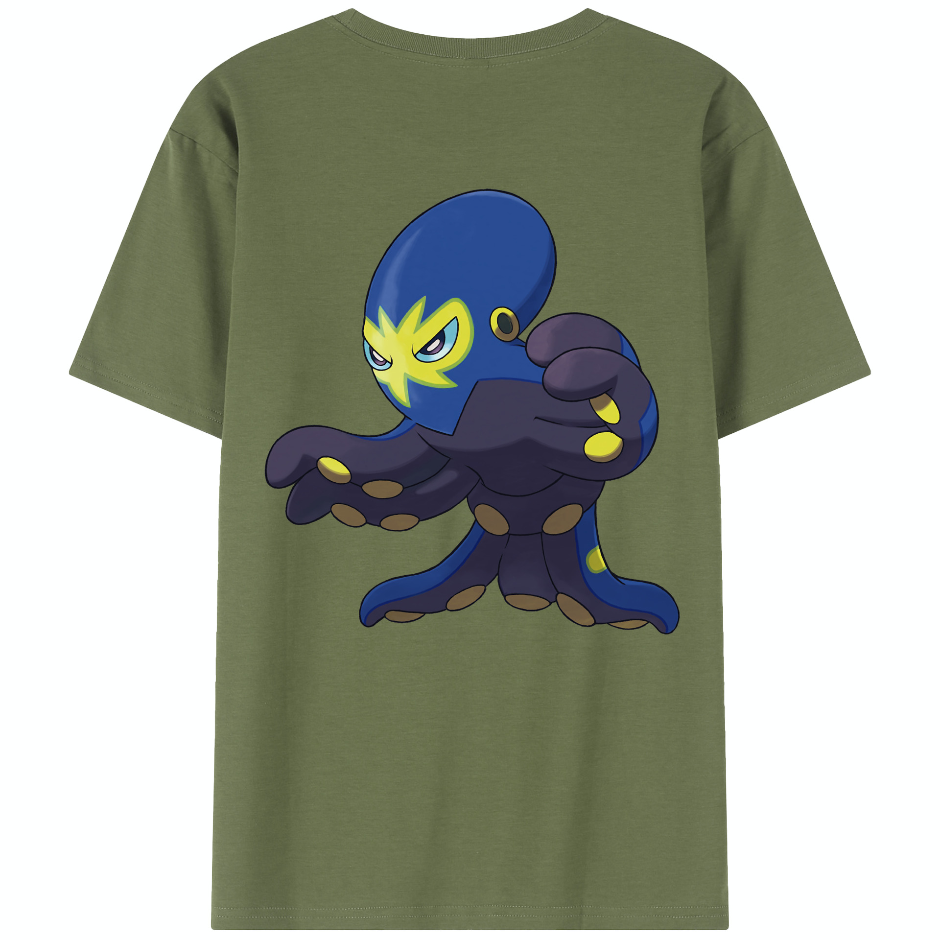 （画像用） ポケットモンスター Pokémon 綿100％半袖Tシャツ（背面プリント）
